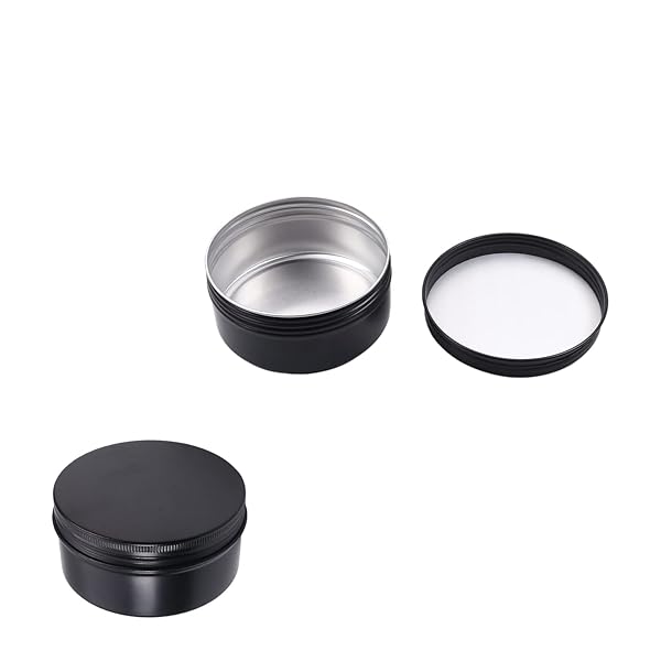 Buy Othmro 150ml Round Aluminum Cans with Screw Top Lid - Perfect for Lip Balm, Crafts, Cosmetics & Candles - Image 8
