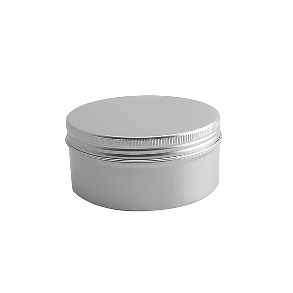 200ml Round Aluminum Cans with Screw Top Lid - Perfect for Lip Balm, Crafts, and Candles | Othmro Silver Containers - Image 2