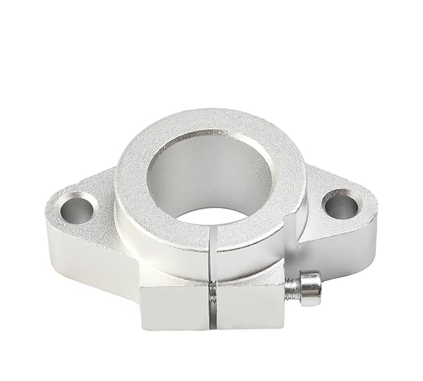 Othmro 2Pcs Linear Motion Rail Ball Bearing Clamping Guide Support for 25mm Diameter Shaft Aluminum Slide Rail