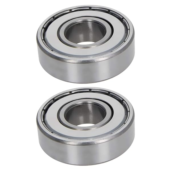 Othmro Othmro 6304 ZZ Deep Groove Bearings 20x52x15mm Double Sealed Ball Bearing High Carbon Chromium Steel Pack of 2