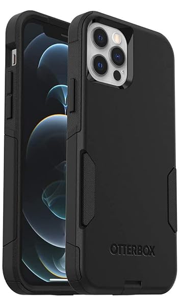 OtterBox Commuter Series Case for iPhone 12 and iPhone 12 Pro Black Non-Retail Packaging