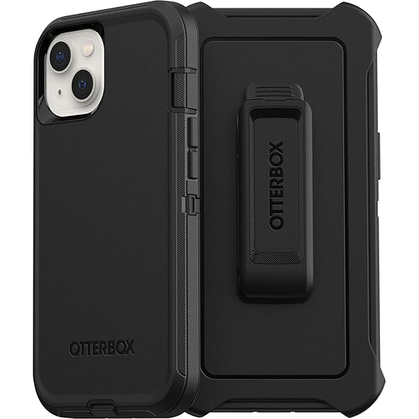 OtterBox Defender Series Screenless Edition Case for iPhone 13 with Holster Clip Black Non-Retail Packaging