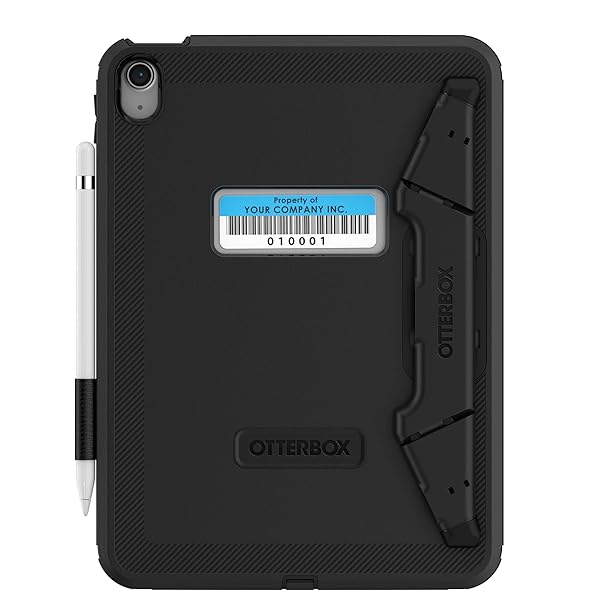 OtterBox Defender Series Screenless Edition for iPad 10th Gen with EDU Stand Black Non-Retail Packaging