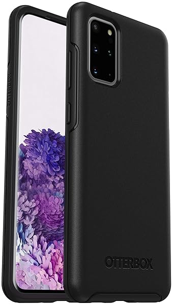OtterBox Symmetry Series Case for Samsung Galaxy S20 Plus and S20 Plus 5G Black Non-Retail Packaging