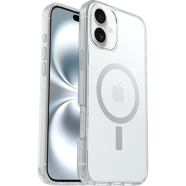 OtterBox Symmetry Series Clear MagSafe Case for iPhone 16 Plus Shockproof Drop Proof Protective Thin Case Military Standard Tested