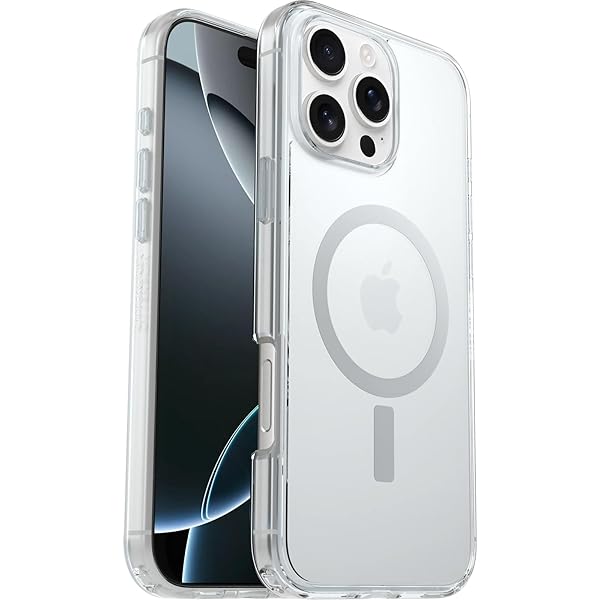 OtterBox Symmetry Series Clear MagSafe Case for iPhone 16 Pro Max Shockproof Drop Proof Thin Protective Case 3X Military Standard Tested
