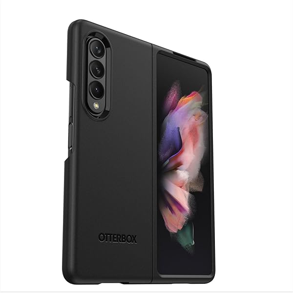 OtterBox Thin Case for Samsung Galaxy Z Fold3 5G Black Non-Retail Packaging