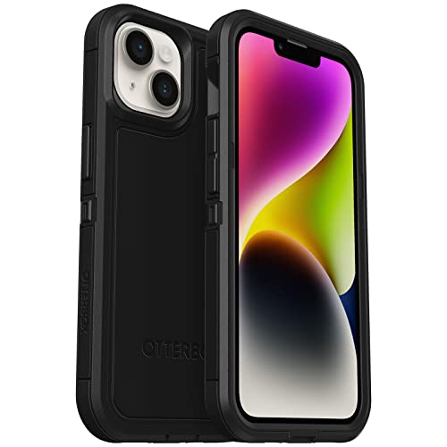 OtterBox OtterBox Defender Series XT Case for iPhone 14 & 13 - Rugged, Screenless, MagSafe Compatible, Black with Lanyard Attachment
