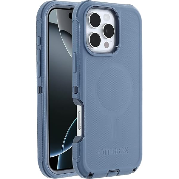 OtterBox iPhone 16 Pro Max Defender Series Case Baby Blue Jeans Single Unit Ships in Polybag