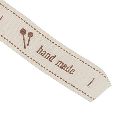 Oumefar Handmade Cotton Ribbon Tape Sewing Tags for Gift Wrapping and Decoration - Image 9