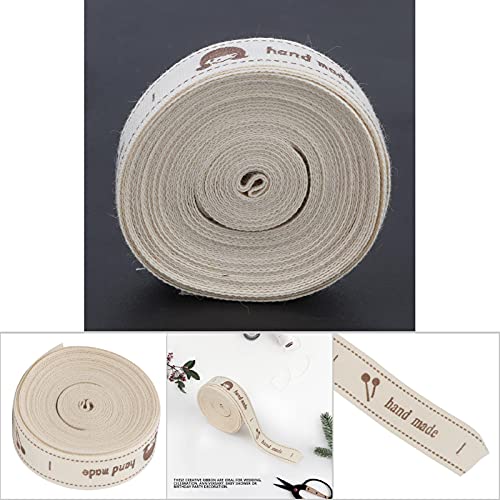 Oumefar Handmade Cotton Ribbon Tape Sewing Tags for Gift Wrapping and Decoration - Image 10