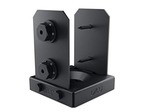 Ozco Building Products Buy Ozco 52107 Ironwood Lite 4x4 Post Base - Durable Black, 1 Per Pack | Fast Shipping!