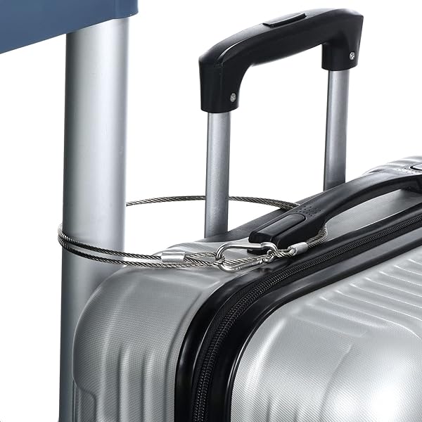 PATIKIL 12 Inch Safety Security Cable Wire, 10 Pack Stainless Steel 30cmx1mm Stage Lights Rope with Double Loop for DJ Lighting Luggage Lock - Image 5