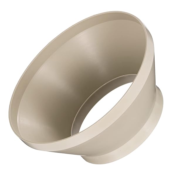 PATIKIL PATIKIL 12" to 8" Duct Reducer Connector, Heating Cooling Ventilation Tube Fire-Resistant Increaser Adapter Pipe Fitting for Vent System