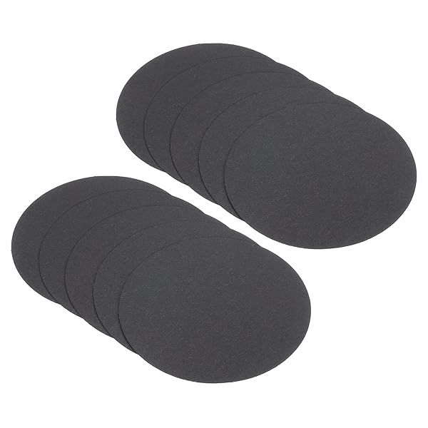 PATIKIL PATIKIL 3-inch Round Cardboard Paper, 50 Pcs Blank Disc Circles Slices for Party Decorations DIY Craft Arts Drawing Painting Writing, Black