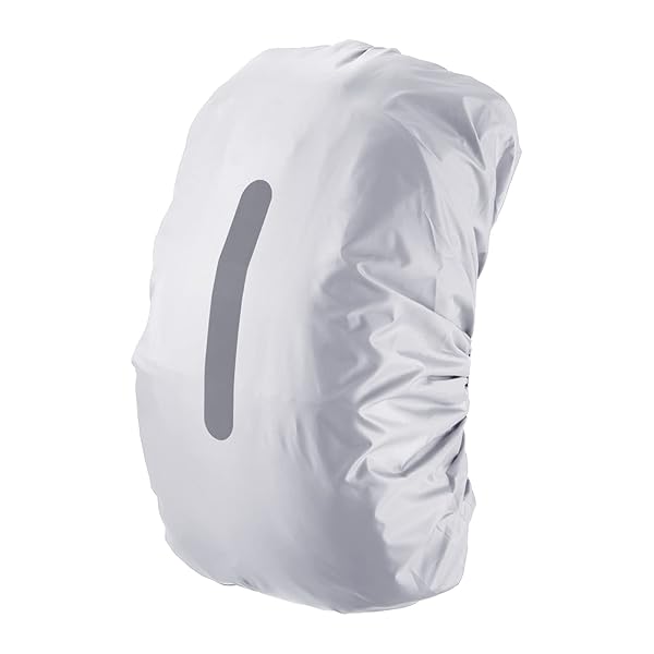 PATIKIL 40-50L Waterproof Backpack Rain Cover, Non-Slip Backpack Cover with Vertical Reflective Strap Stay Dry for Hiking, Camping, Hunting, M,