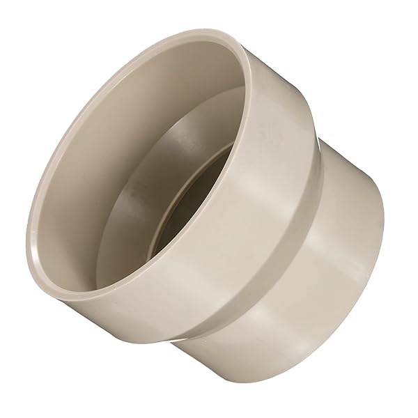 PATIKIL 4.3" to 3.5" ID Duct Reducer Connector, Heating Cooling Ventilation Tube Fire-Resistant Increaser Adapter Pipe Fitting for Vent System