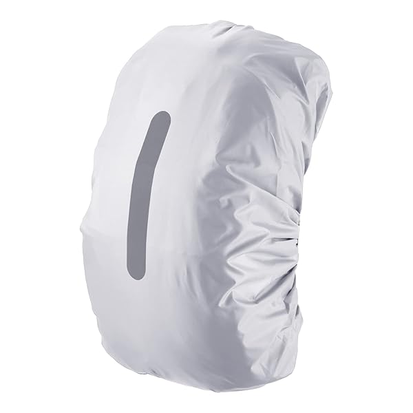 PATIKIL 55-65L Waterproof Backpack Rain Cover, Non-Slip Backpack Cover with Vertical Reflective Strap Stay Dry for Hiking, Camping, Hunting, L,