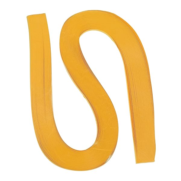 PATIKIL PATIKIL Quilling Strips Paper 120pcs 3 16"(5mm) 54cm Origami Paper Quilling Strip for Art DIY Hand Craft Christmas Gold