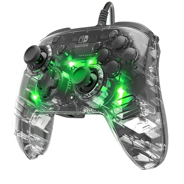 Buy PDP Gaming Afterglow Deluxe+ LED Wired Nintendo Switch Pro Controller - RGB Lights & Dual Vibration - Image 2