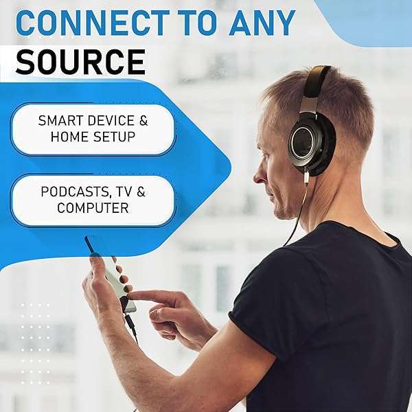 PHILIPS SHP9600 Over Ear Open Back Studio Headphones for Music, Podcast & DJ - Detachable Audio Jack - Image 7