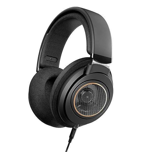PHILIPS SHP9600 Over Ear Open Back Studio Headphones for Music, Podcast & DJ - Detachable Audio Jack - Image 2