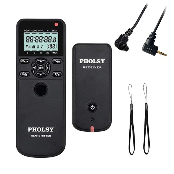 PHOLSY Wireless Timer Remote Control for Precise Interval Timing and Easy Operation