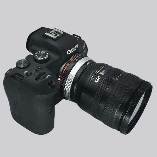 PHOLSY Lens Mount Adapter: Nikkor G/F/AI/AIS/D/AF-S to Canon EOS RF with Aperture Control - Image 3