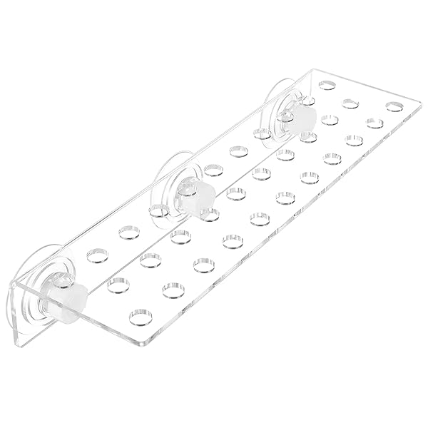 POPETPOP POPETPOP Coral Holder: 32-Hole Acrylic Aquarium Clip for Fish Tank Support