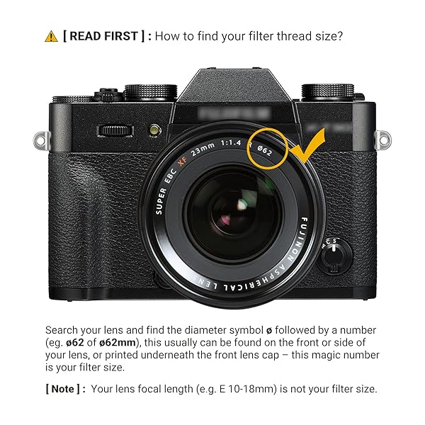 PROfezzion 62mm Variable ND Filter Ultra Slim ND2 to ND400 for Fujifilm Sony Nikon and Other 62mm Lenses - Image 8