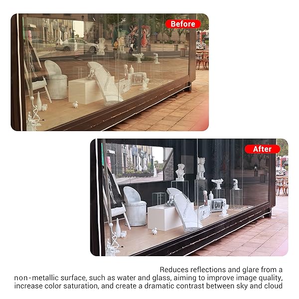 PROfezzion 72mm Circular Polarizer Filter for Nikon, Sony & Canon - Ultra Slim Multi-Coated CPL Lens Filter - Image 5