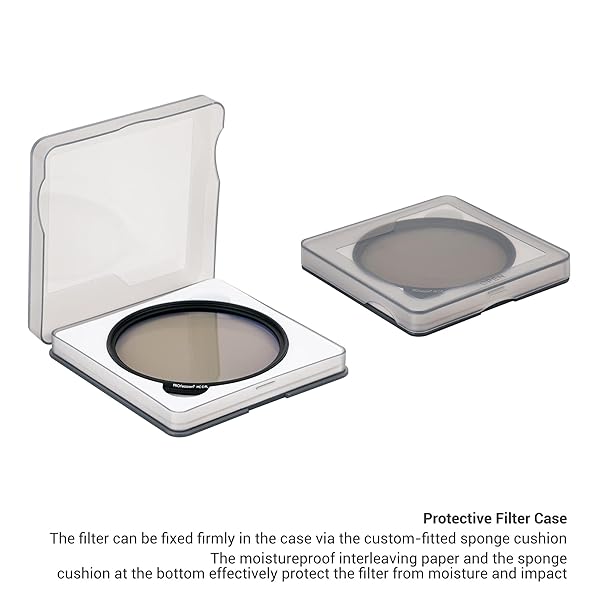 PROfezzion 72mm Circular Polarizer Filter for Nikon, Sony & Canon - Ultra Slim Multi-Coated CPL Lens Filter - Image 10