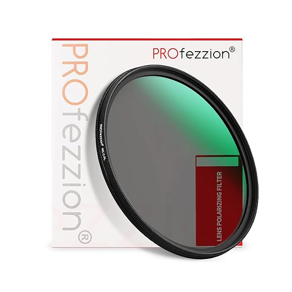 PROfezzion 72mm Circular Polarizer Filter for Nikon, Sony & Canon - Ultra Slim Multi-Coated CPL Lens Filter - Image 3