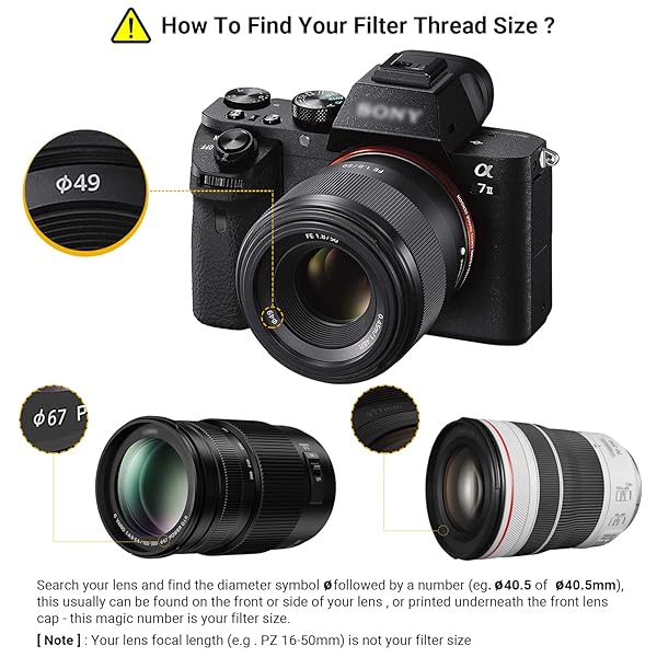 PROfezzion 58mm UV Filter for Canon EOS Cameras - Ultra Slim Protection for 18-55mm Lens & More - Image 6