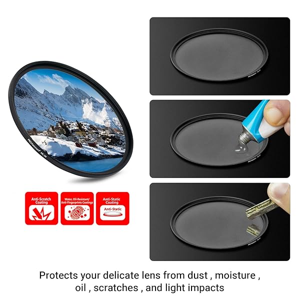 PROfezzion 67mm UV Filter for Canon 90D, 80D, R6 & More - Ultra Slim Protection for Your Lens - Image 5