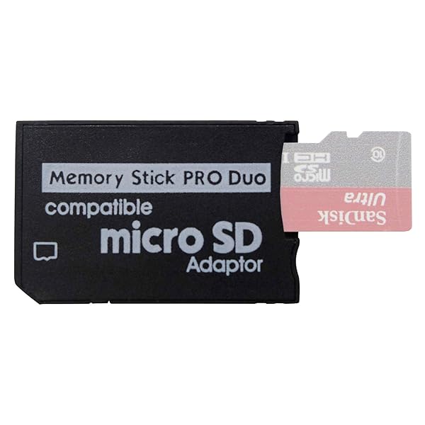 Funturbo PSP Memory Stick Adapter: Micro SD to PRO Duo for PlayStation Portable & Camera - Image 2