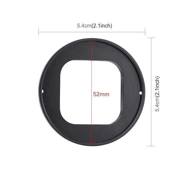 PULUZ 52mm UV Lens Filter Adapter Ring for GoPro Hero11 Hero10 Hero9 Black Series - Image 2