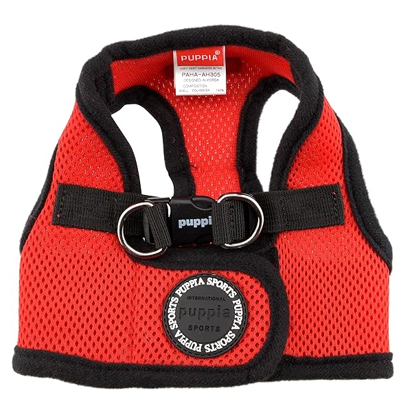 PUPPIA International Soft B Vest Harness for Dogs in Red XSmall Perfect for Comfort and Style