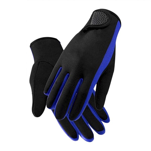 PURFUN 1.5mm Neoprene Diving Gloves: Flexible Thermal Full Finger Wetsuit for Swimming, Snorkeling, Kayaking & More