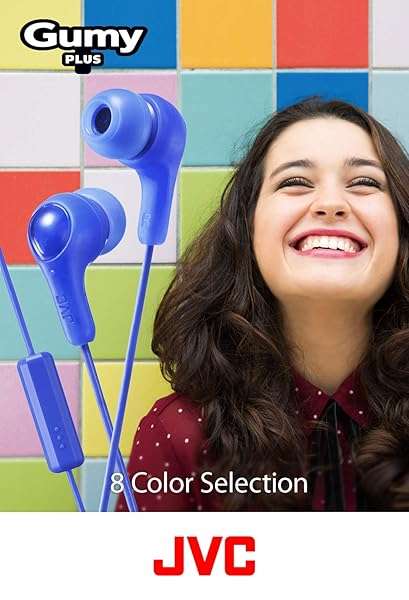 JVC Gumy HAFX7MV: Purple In-Ear Earbuds with Stay-Fit Tips & Mic - Perfect Sound & Comfort - Image 4