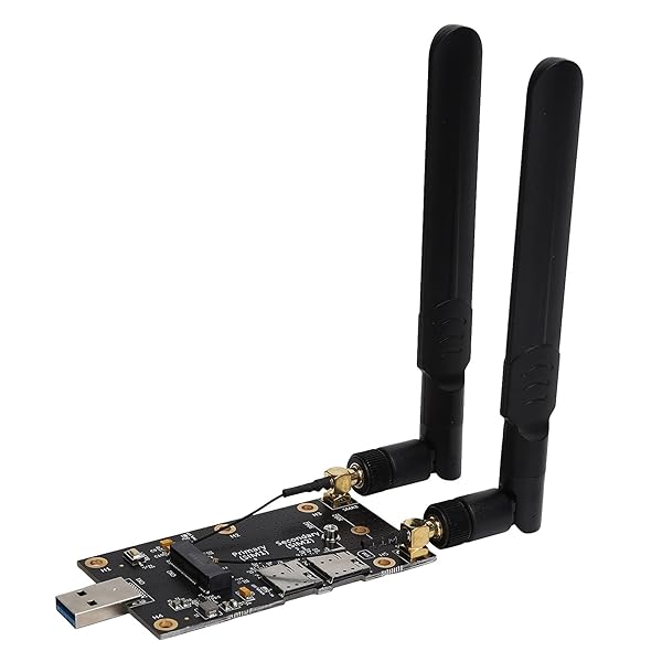 Buy PUSOKEI M.2 to USB 3.0 Adapter - 3042/3052 NGFF B Key with Nano SIM Slot for 3G/4G/5G Modules & Antenna