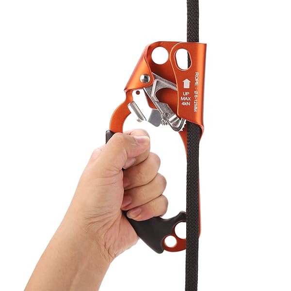 Paliston Climbing Hand Ascender for Rock Climbing & Arborists - Fits 8-12mm Rope (Right & Left) - Image 3