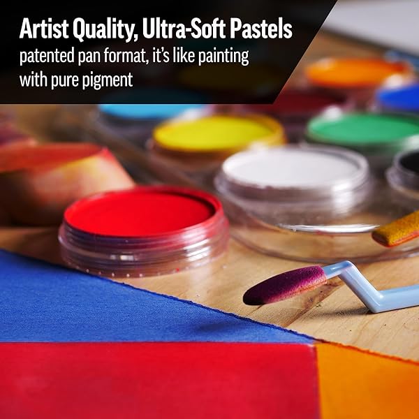 PanPastel Artist Pastels by GOLDEN Portrait Set 20 Color Professional Artist Pastels Unique Pan Format for Easy Blending and Application - Image 7