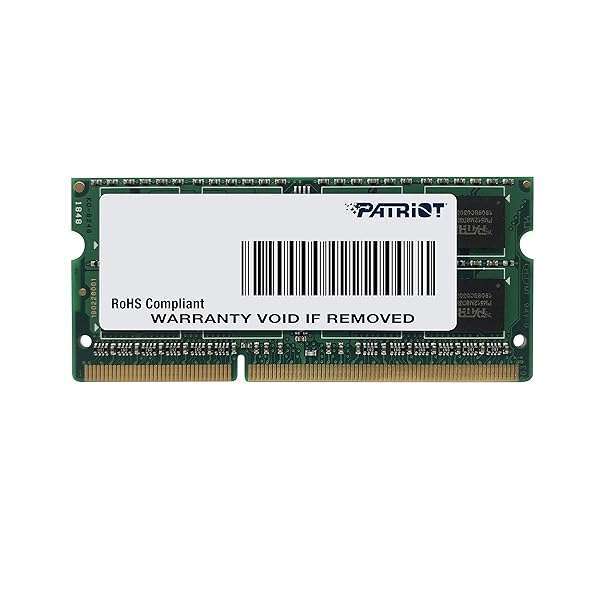 Patriot Memory 8GB DDR3 1600MHz SODIMM - High-Performance PC3-12800 CL11 Upgrade