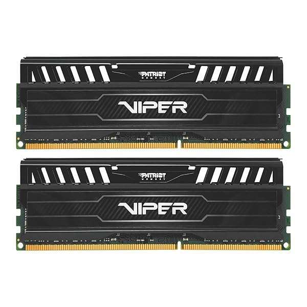 Patriot Viper III 16GB DDR3 1600MHz Desktop Memory (2x8GB) with Black Mamba Heatsink - High Performance RAM Upgrade