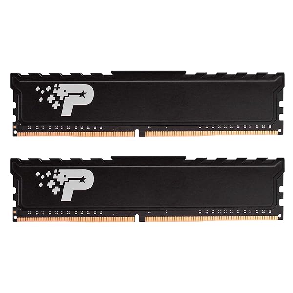 Patriot Memory Signature Premium DDR4 16GB 3200MHz UDIMM Kit with Heatshield for High Performance Gaming and Computing