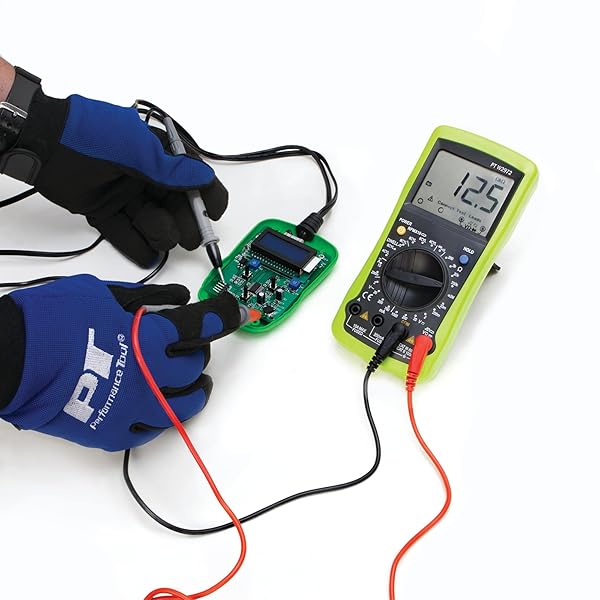 Performance Tool W2972 Digital Multimeter Large LCD Display UL Listed Probes for Automotive Electrical Testing - Image 5