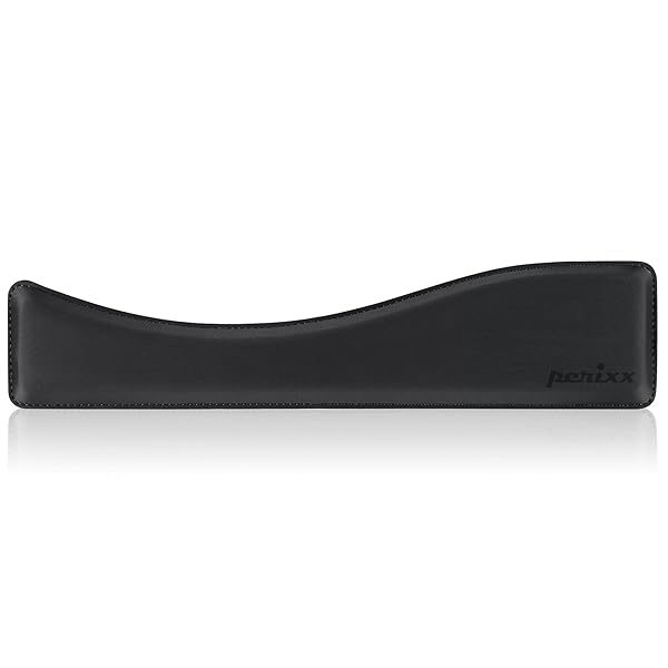 Perixx Perixx PERIPRO-512 Ergonomic Keyboard Wrist Rest Gel Cushion Support for Ergo Keyboards Black 17.32x3.94x1.30 inches