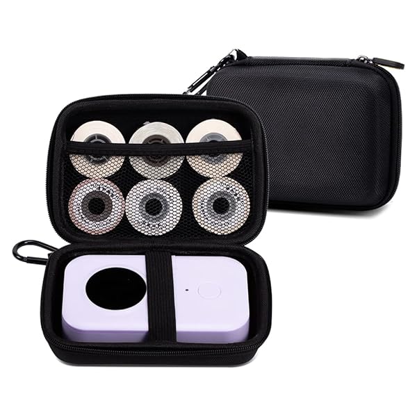 Phomemo Hard Carry Case for D30/P21/M110/M02/T02 Mini Bluetooth Label Printers - Durable & Stylish Protection