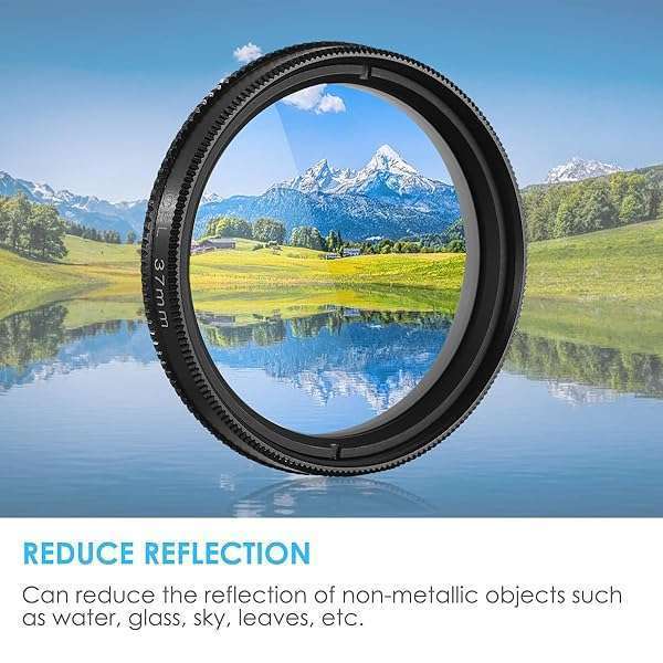 UKCOCO 37mm CPL Filter Lens - Universal Clip-On Polarizer for iPhone & Smartphones - Image 5